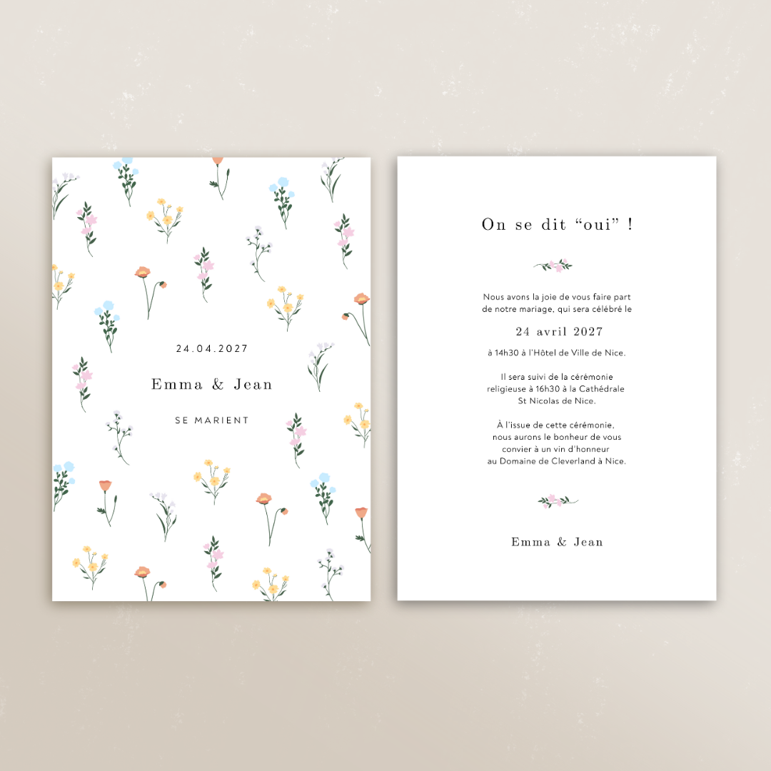 Faire-part Évidence