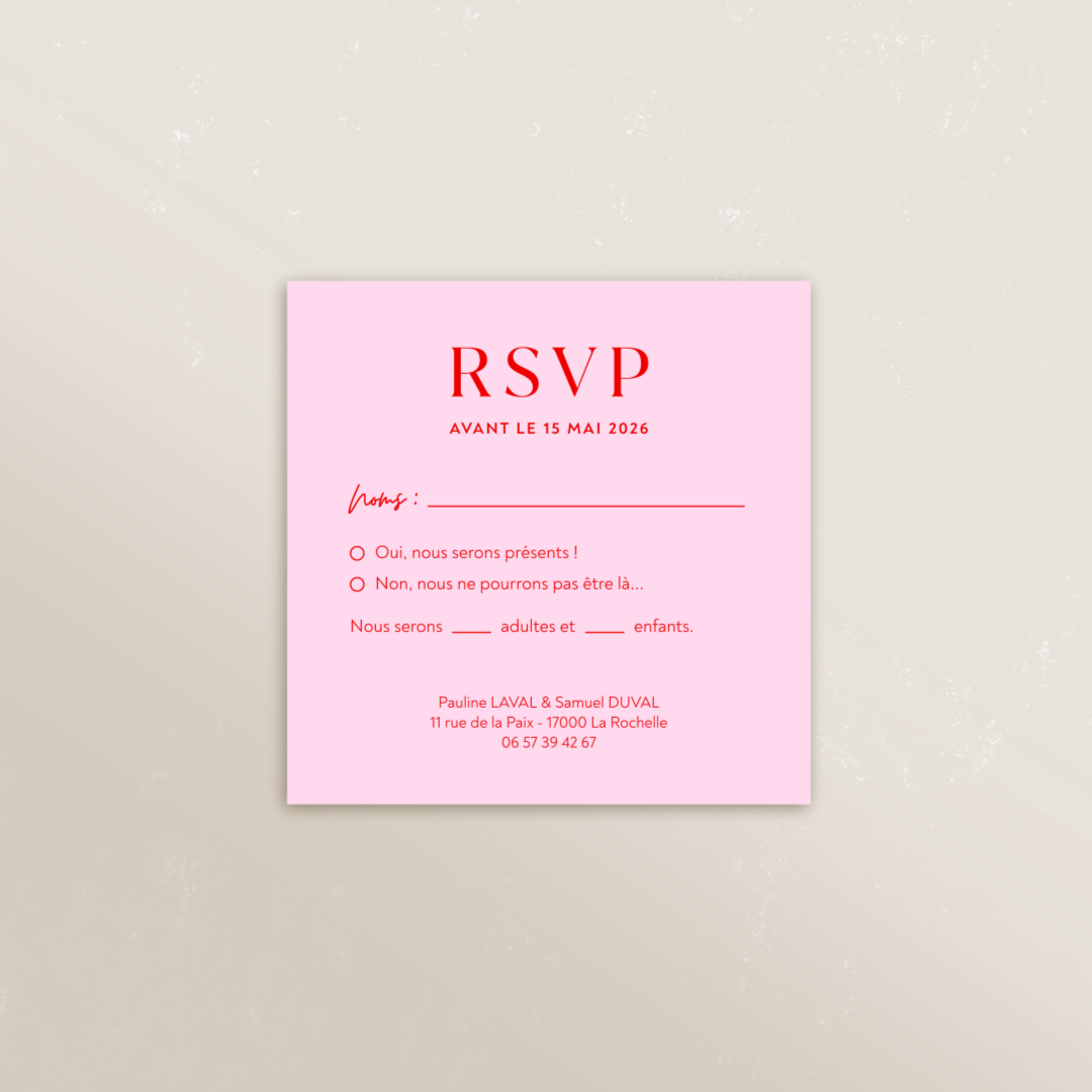 RSVP Eternité