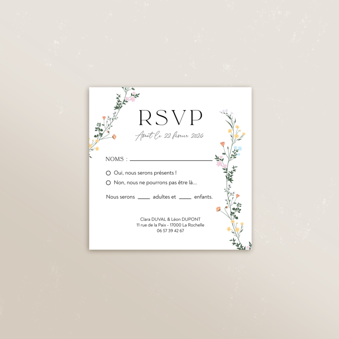 RSVP Unité