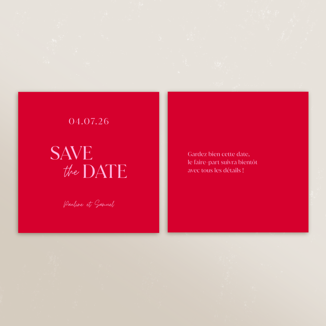 Save The Date Infini