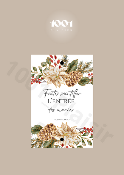 Étiquettes cierges magiques (Lot de 20)