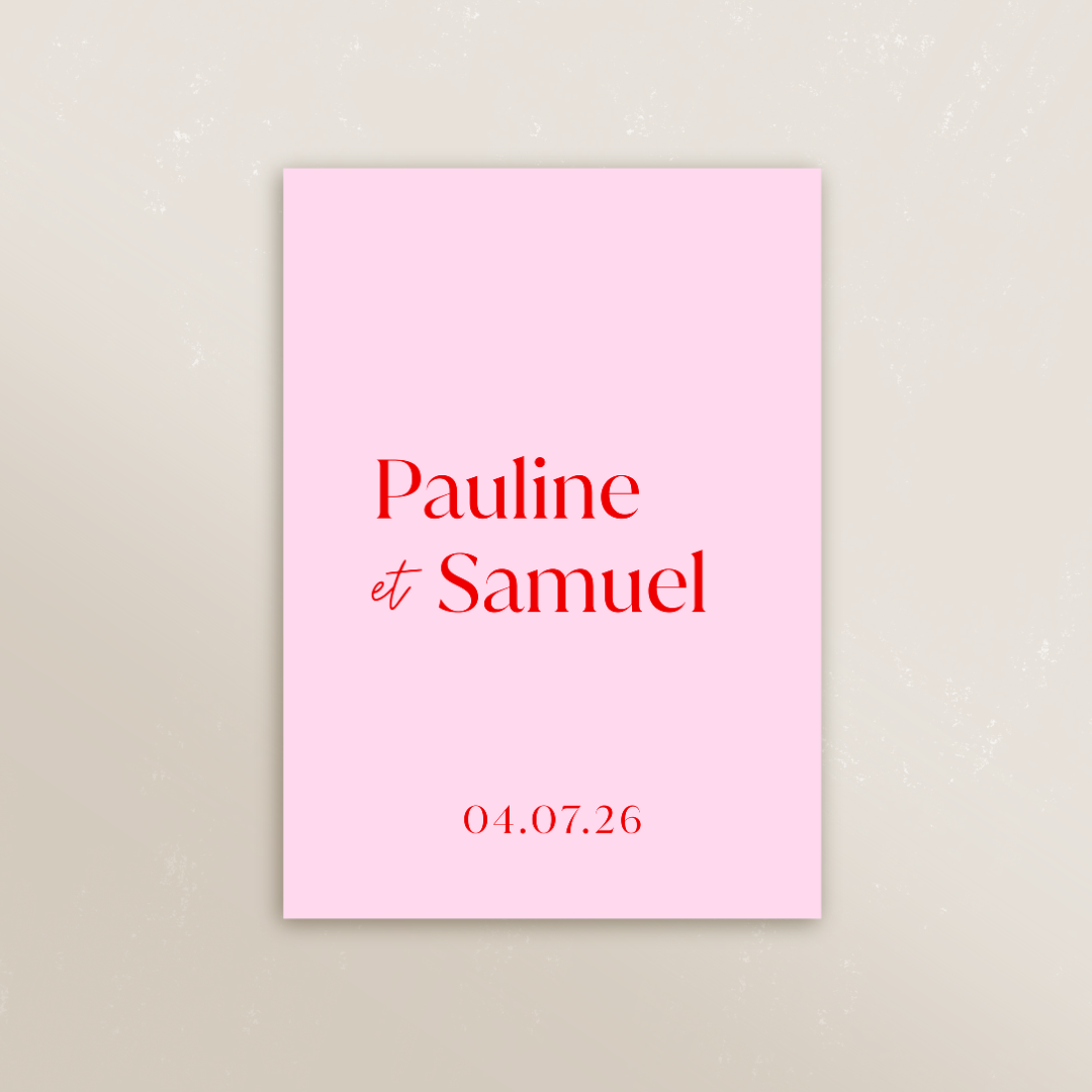 Faire-part Éternité