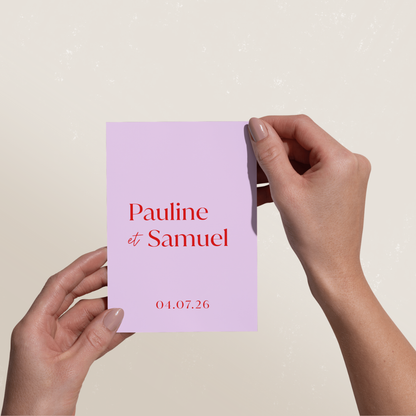 Faire-part Éternité