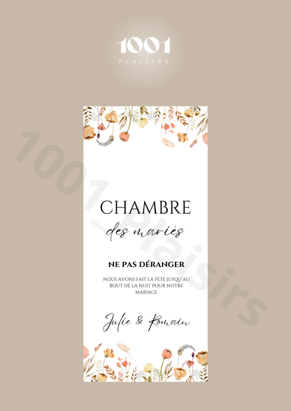 Cintre de porte mariés