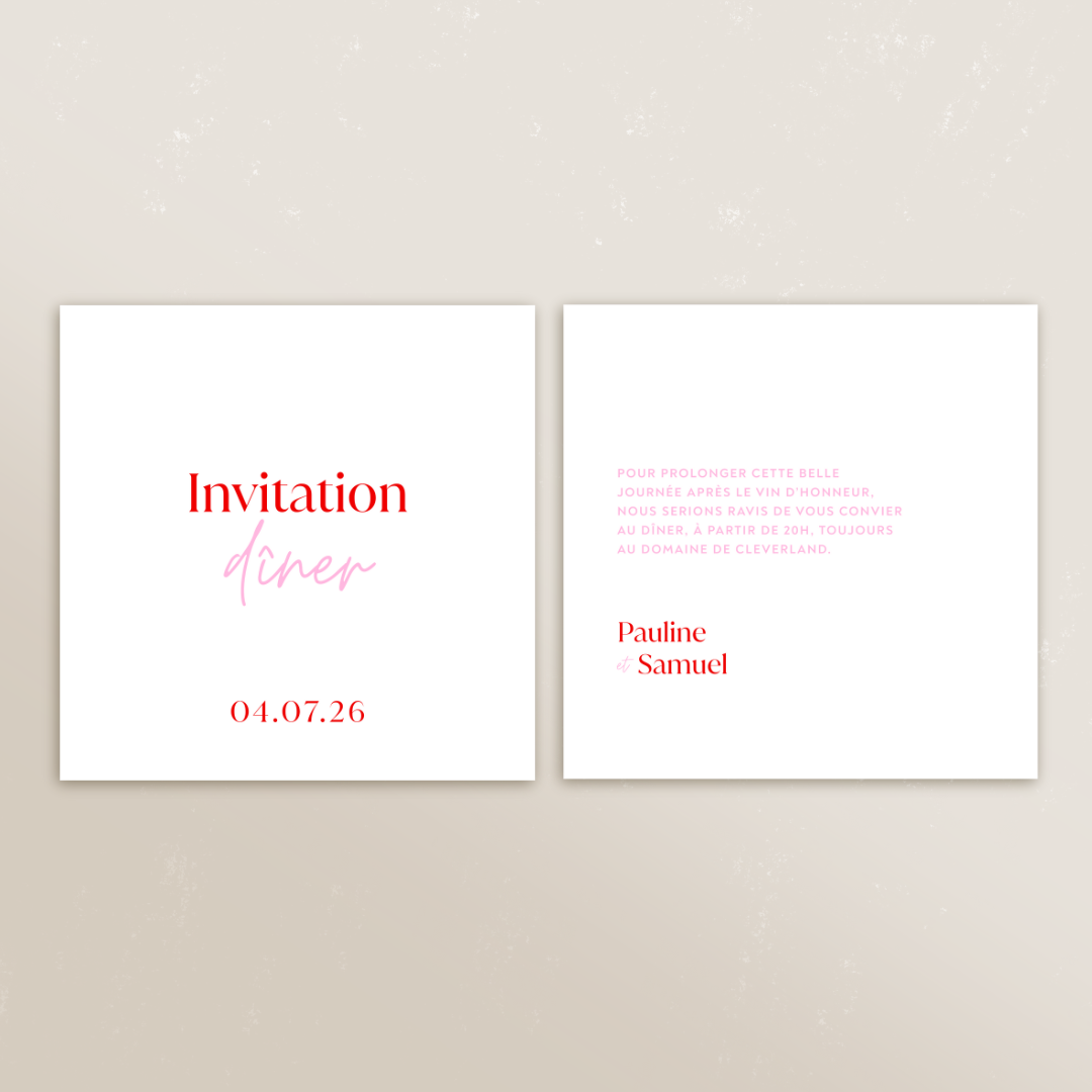 Cartons supplémentaires Infini & Eternité