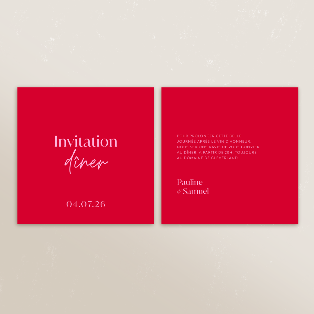 Cartons supplémentaires Infini