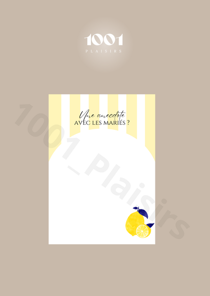 Cartes anecdotes (Lot de 4)