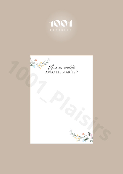 Cartes anecdotes (Lot de 4)