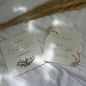 Save the Date – Modèles Pampa & Eucalyptus