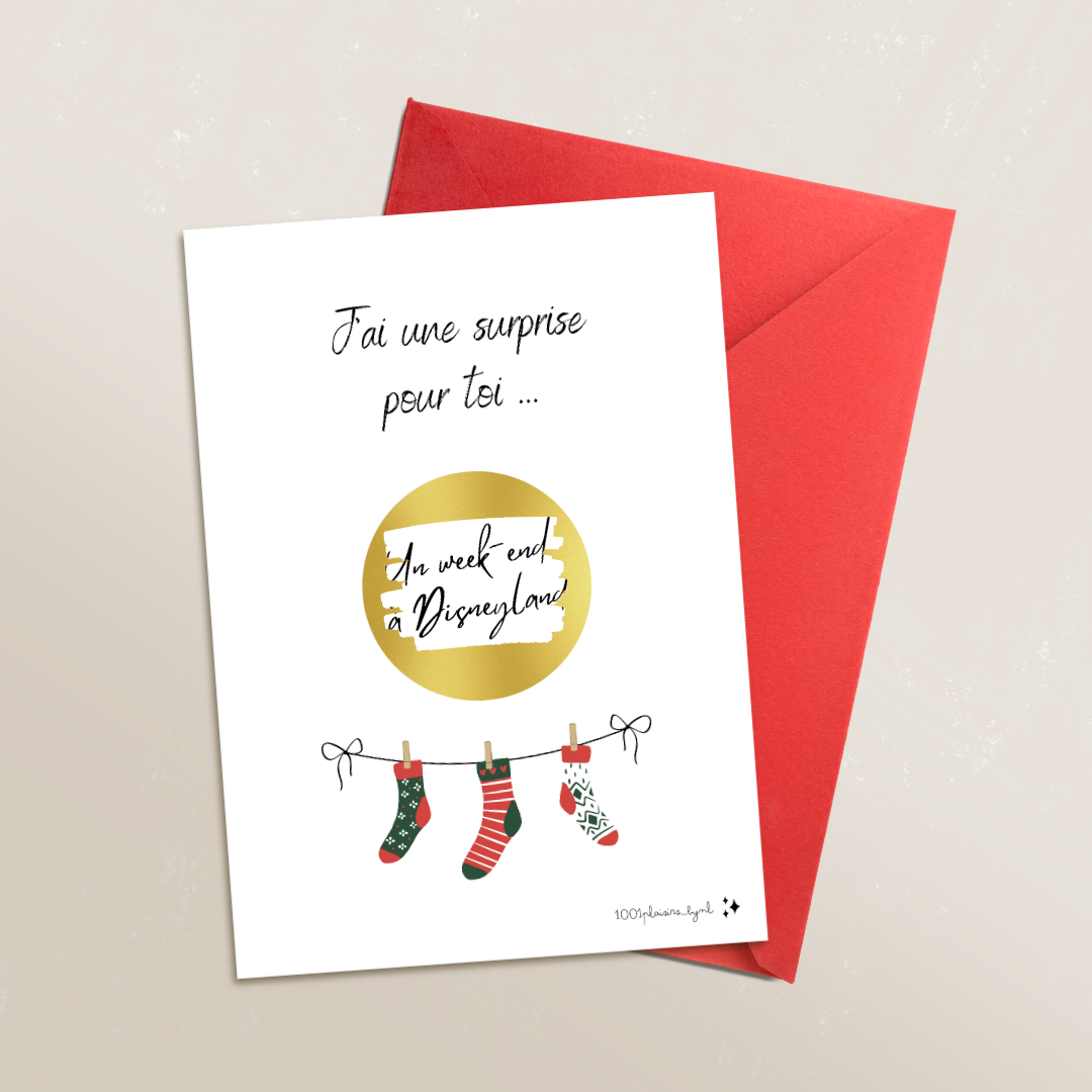 Carte cadeau à gratter