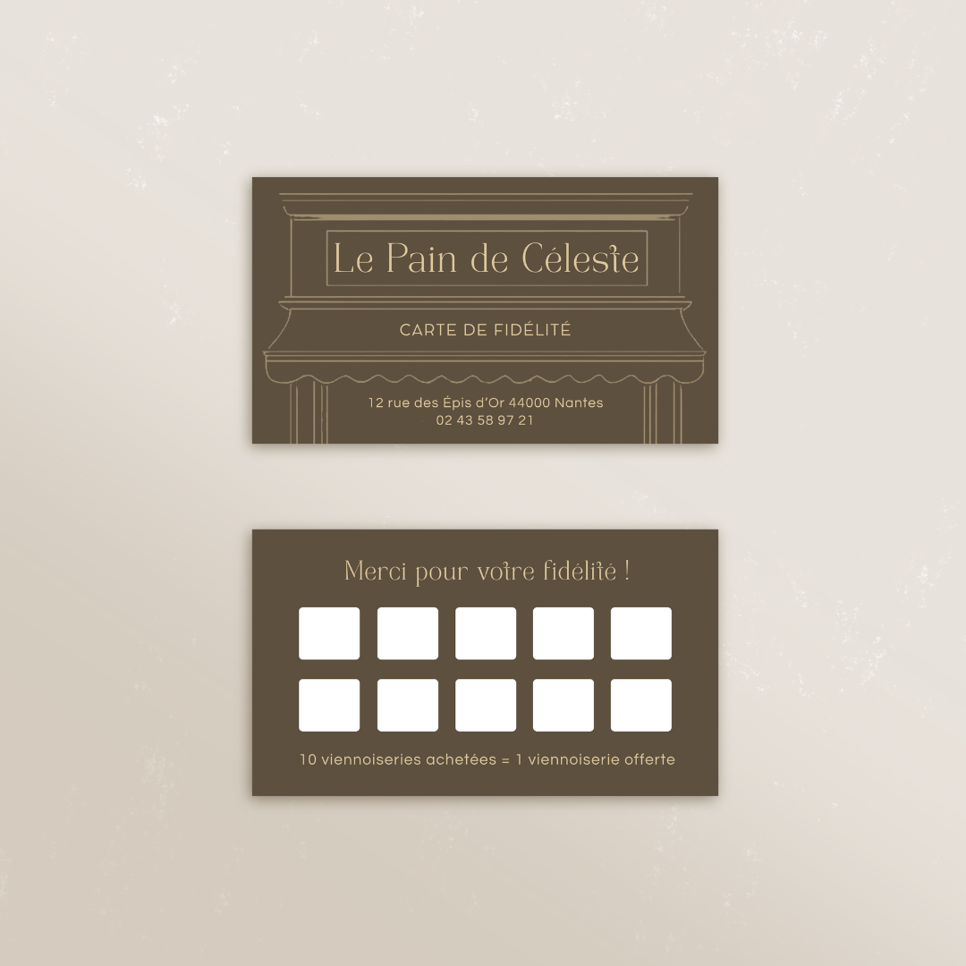 Cartes de fidélité personnalisées