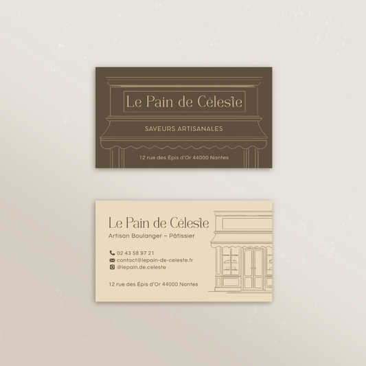 Cartes de visite rectangles