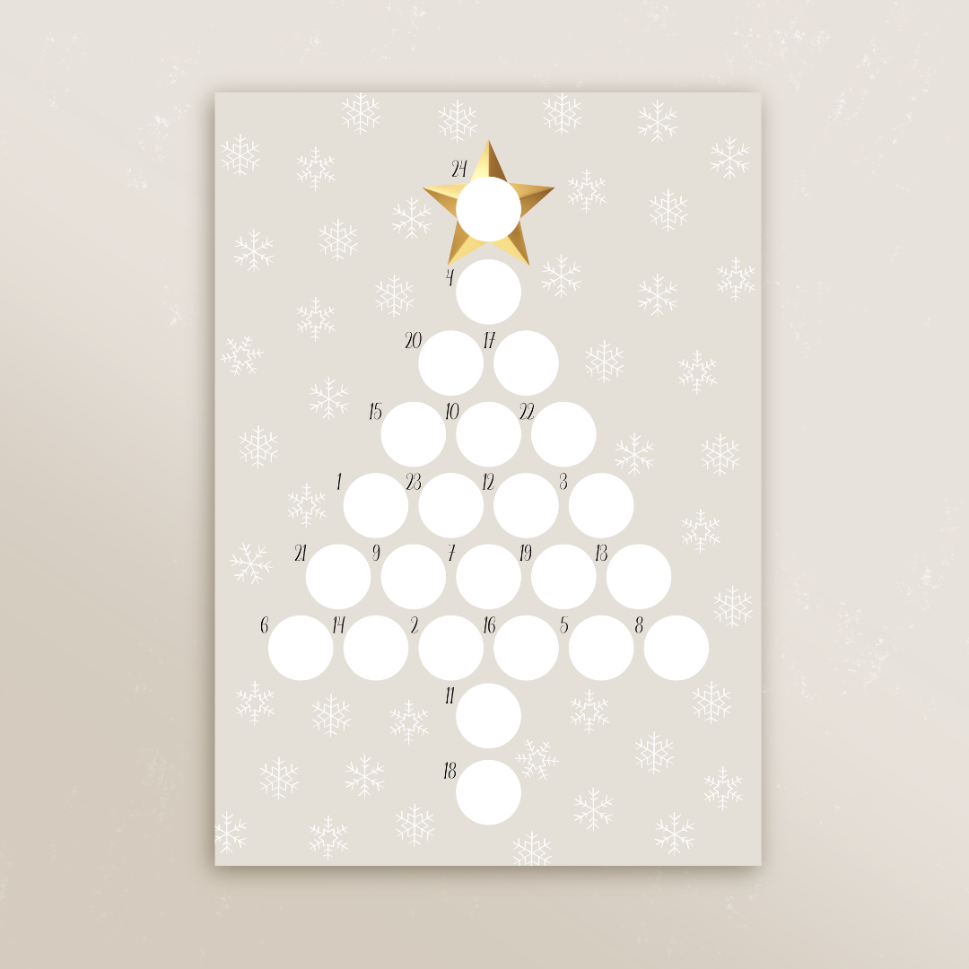 Calendrier de l’Avent à gratter