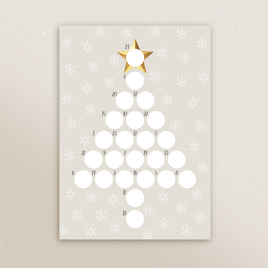 Calendrier de l’Avent à gratter
