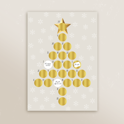 Calendrier de l’Avent à gratter