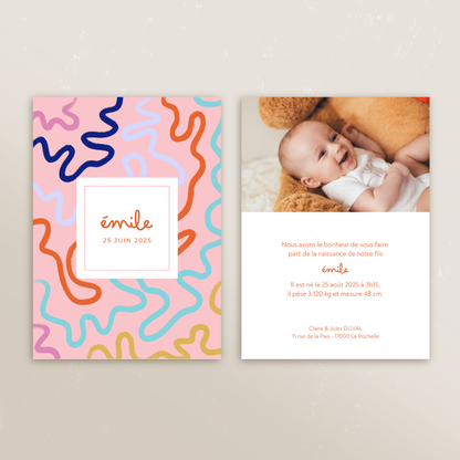 Faire-part Valentine