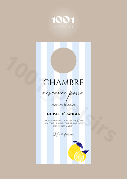 Cintre de porte invités