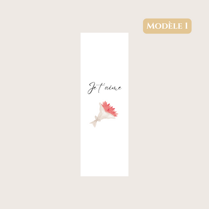 Marque page "Je t'aime"