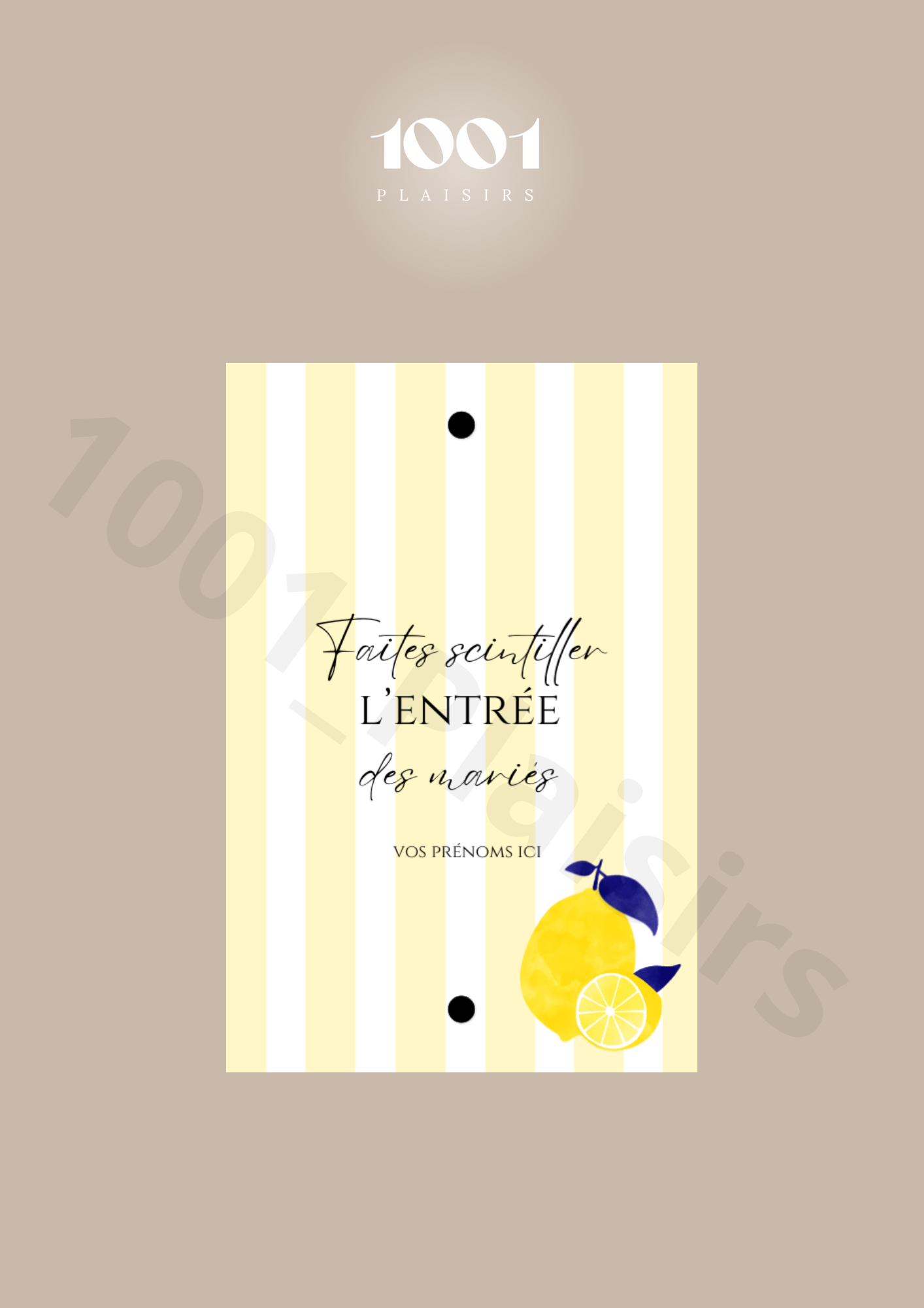 Étiquettes cierges magiques (Lot de 20)