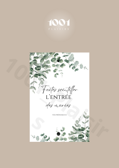 Étiquettes cierges magiques (Lot de 20)