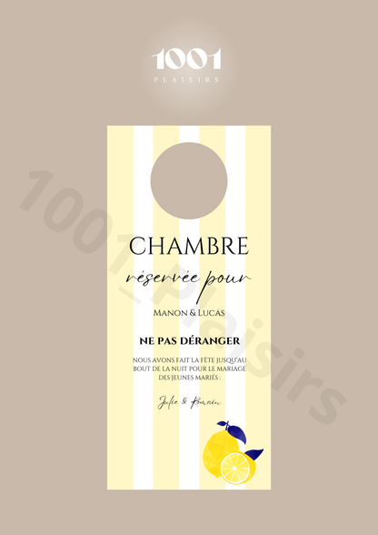 Cintre de porte invités