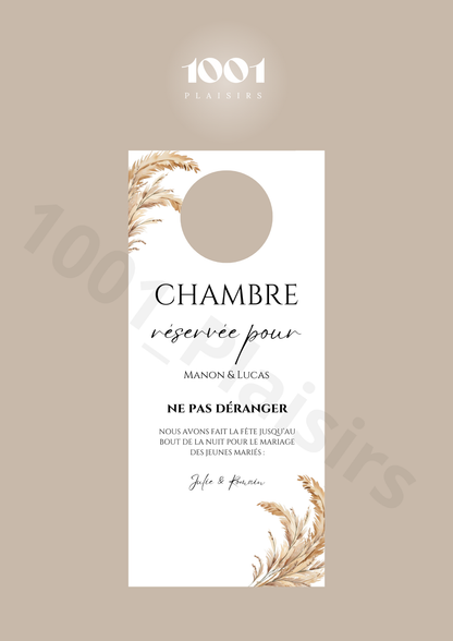 Cintre de porte invités