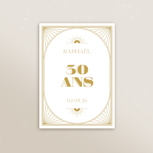 Faire-part Rêve d'Or