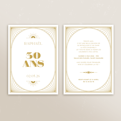 Faire-part Rêve d'Or