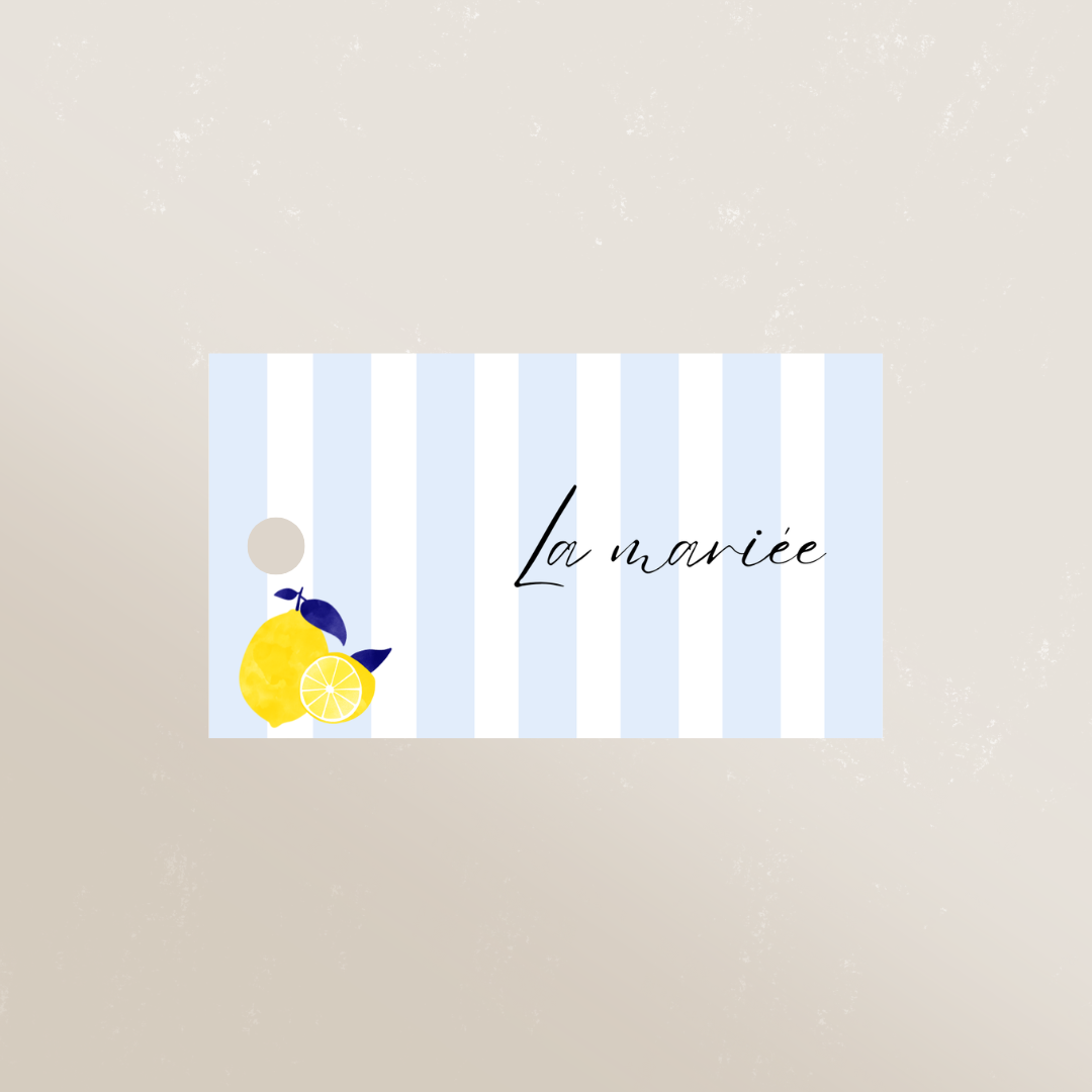 Marque-place perforé