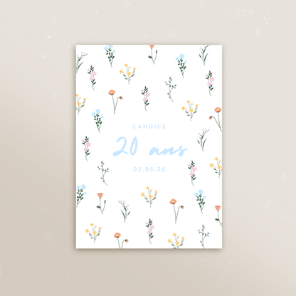 Faire-part Bloom Party