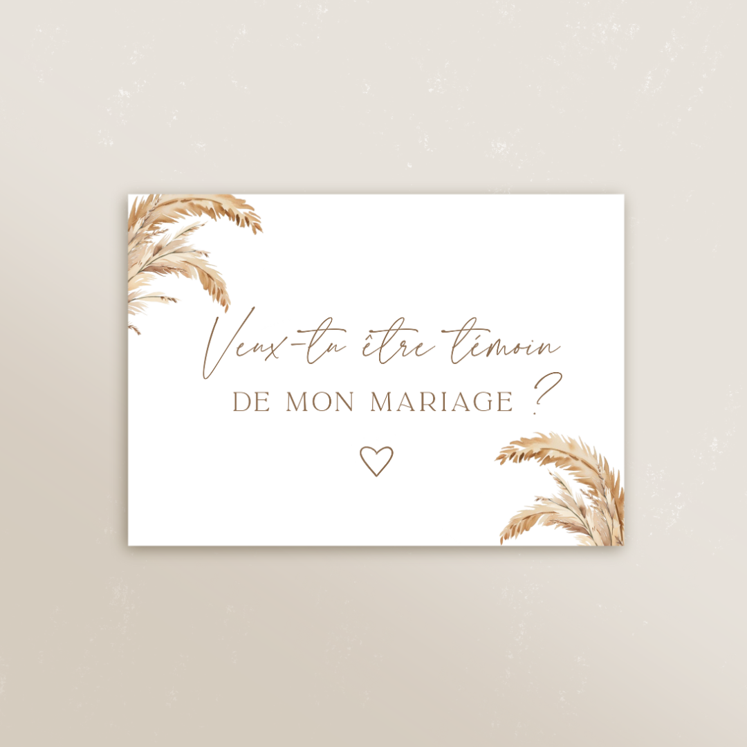 Carte demande témoin