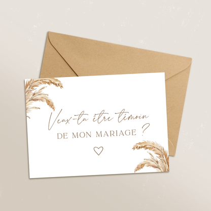 Carte demande témoin