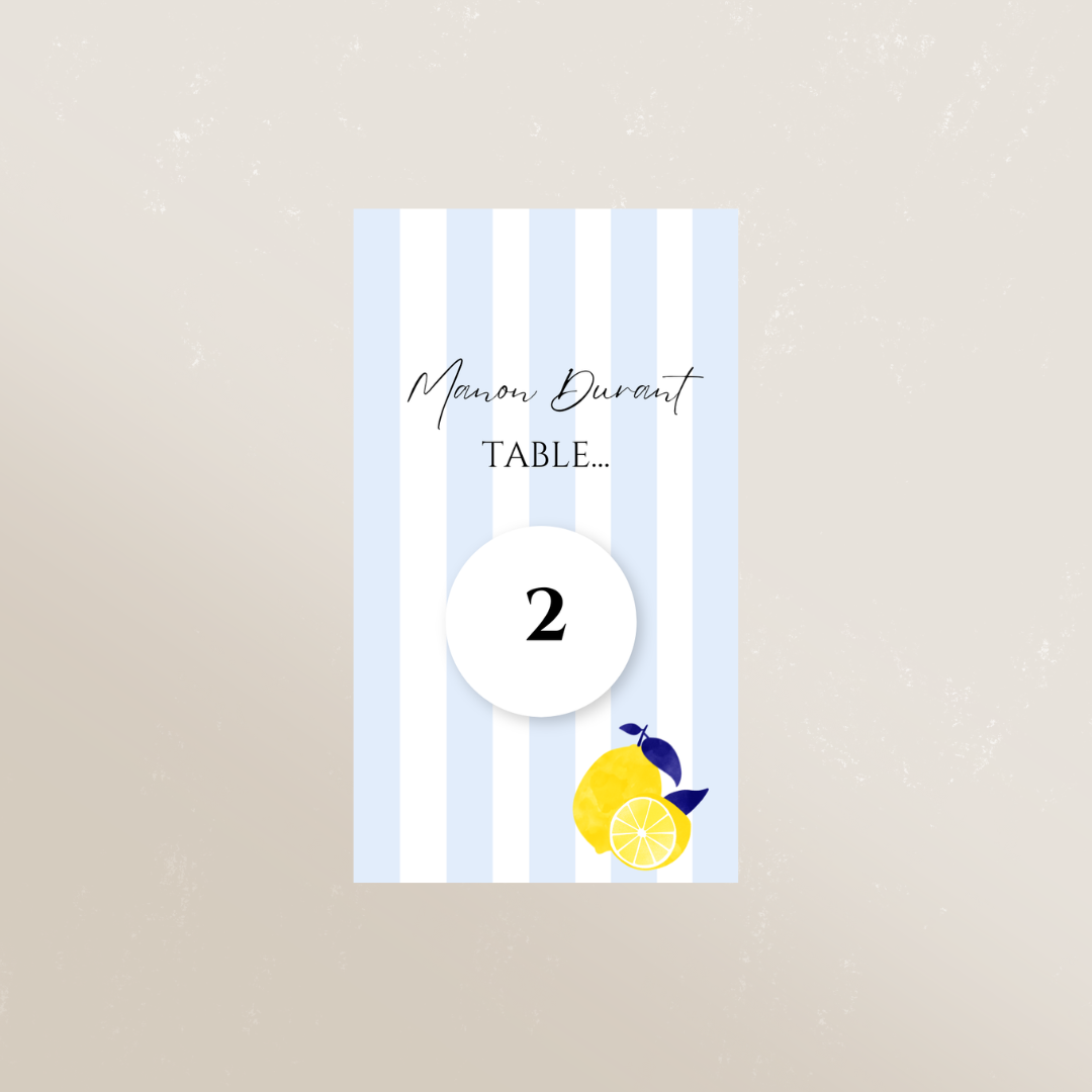 Carte à gratter - "Plan de table"