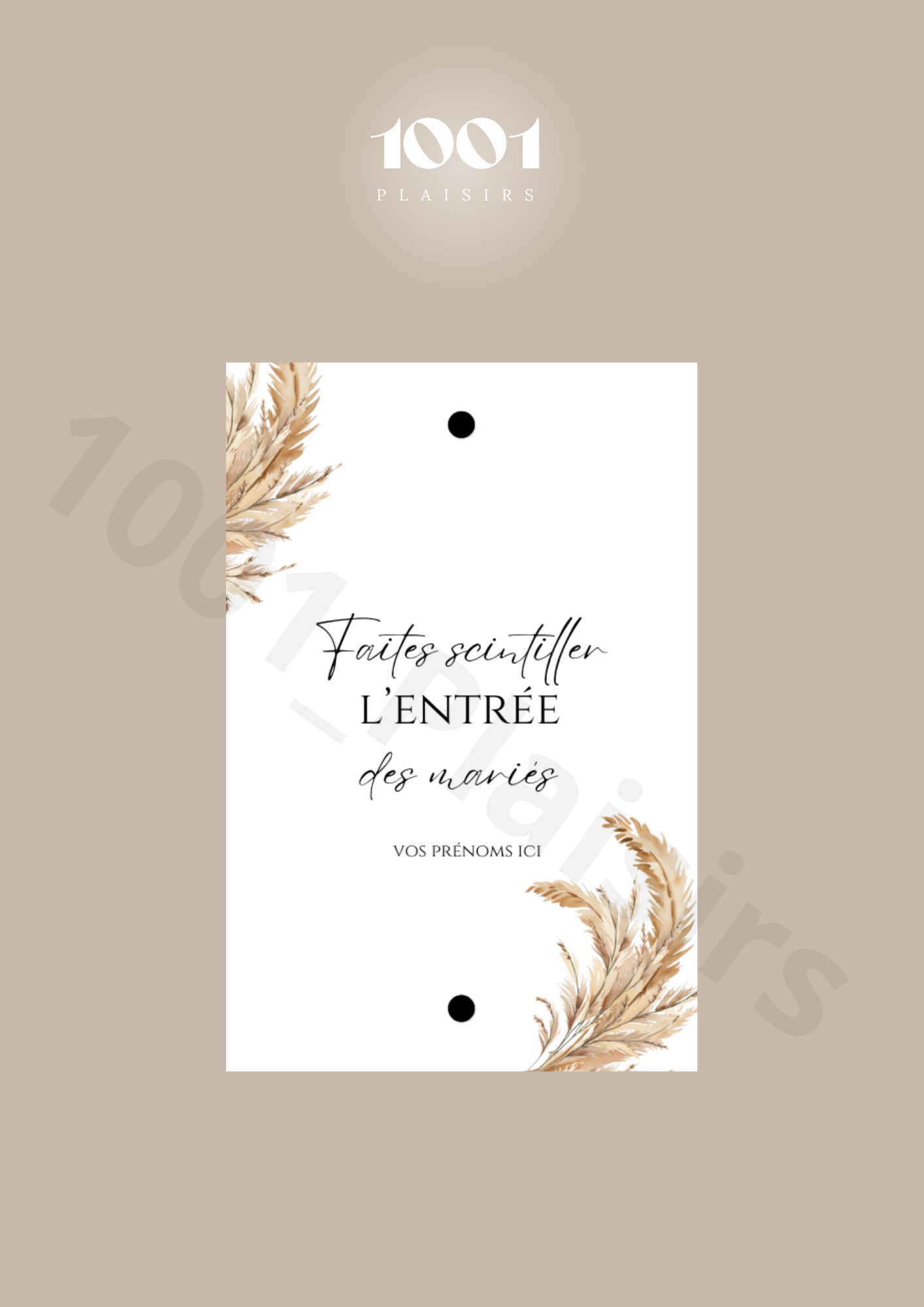 Étiquettes cierges magiques (Lot de 20)