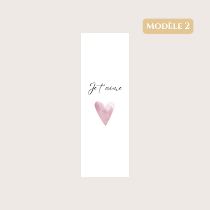 Marque page "Je t'aime"
