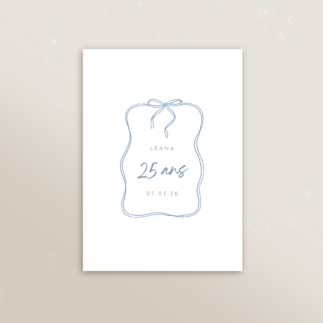 Faire-part Nœud Prestige