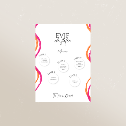 Programme à gratter EVJF