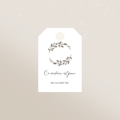 Étiquettes cadeaux de Noël