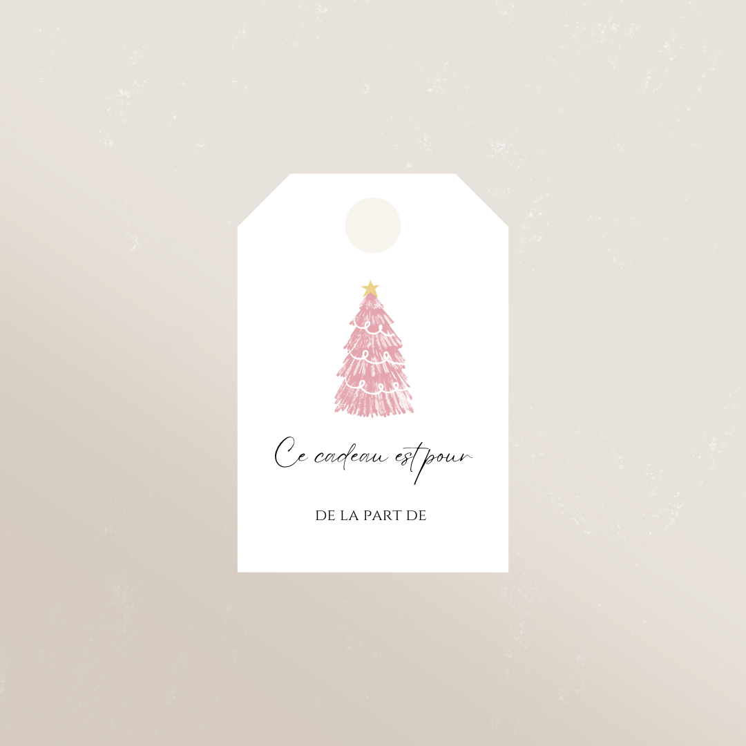 Étiquettes cadeaux de Noël