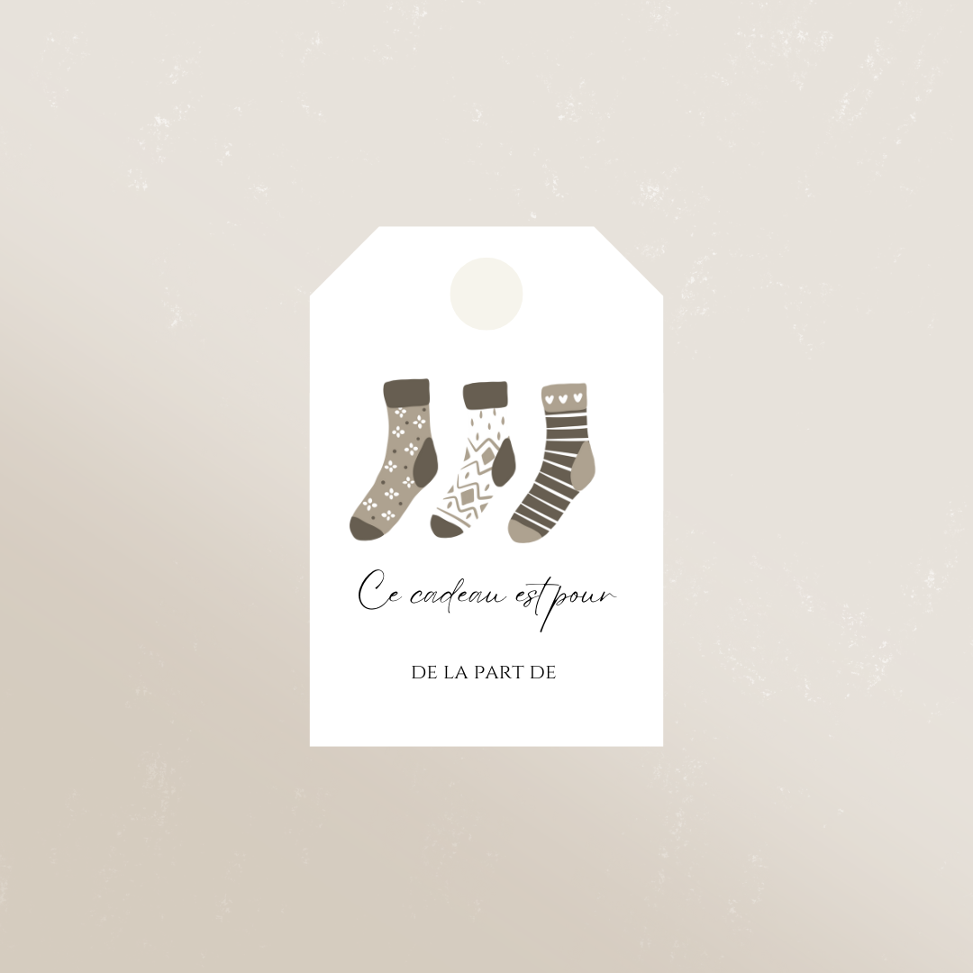 Étiquettes cadeaux de Noël