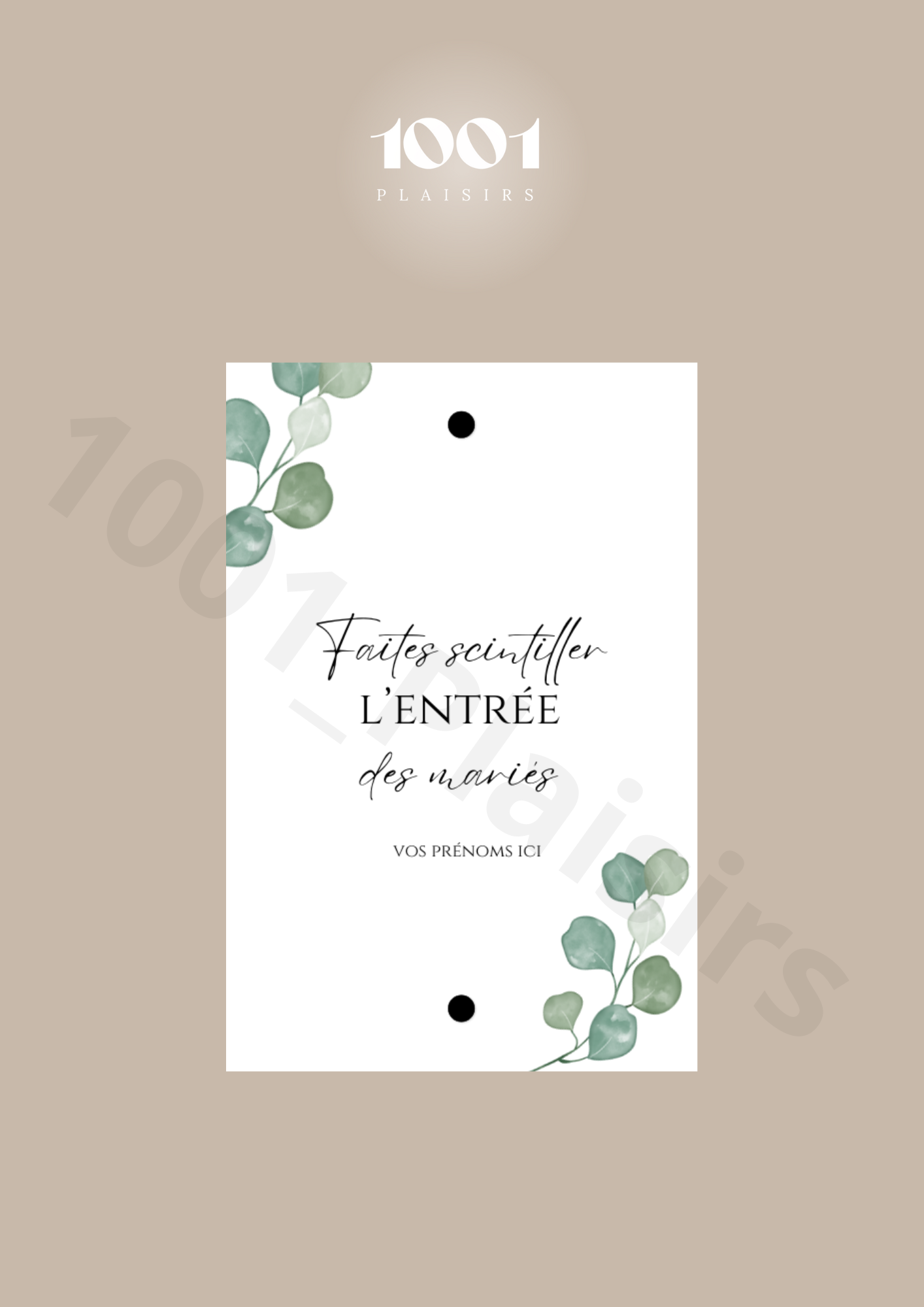 Étiquettes cierges magiques (Lot de 20)