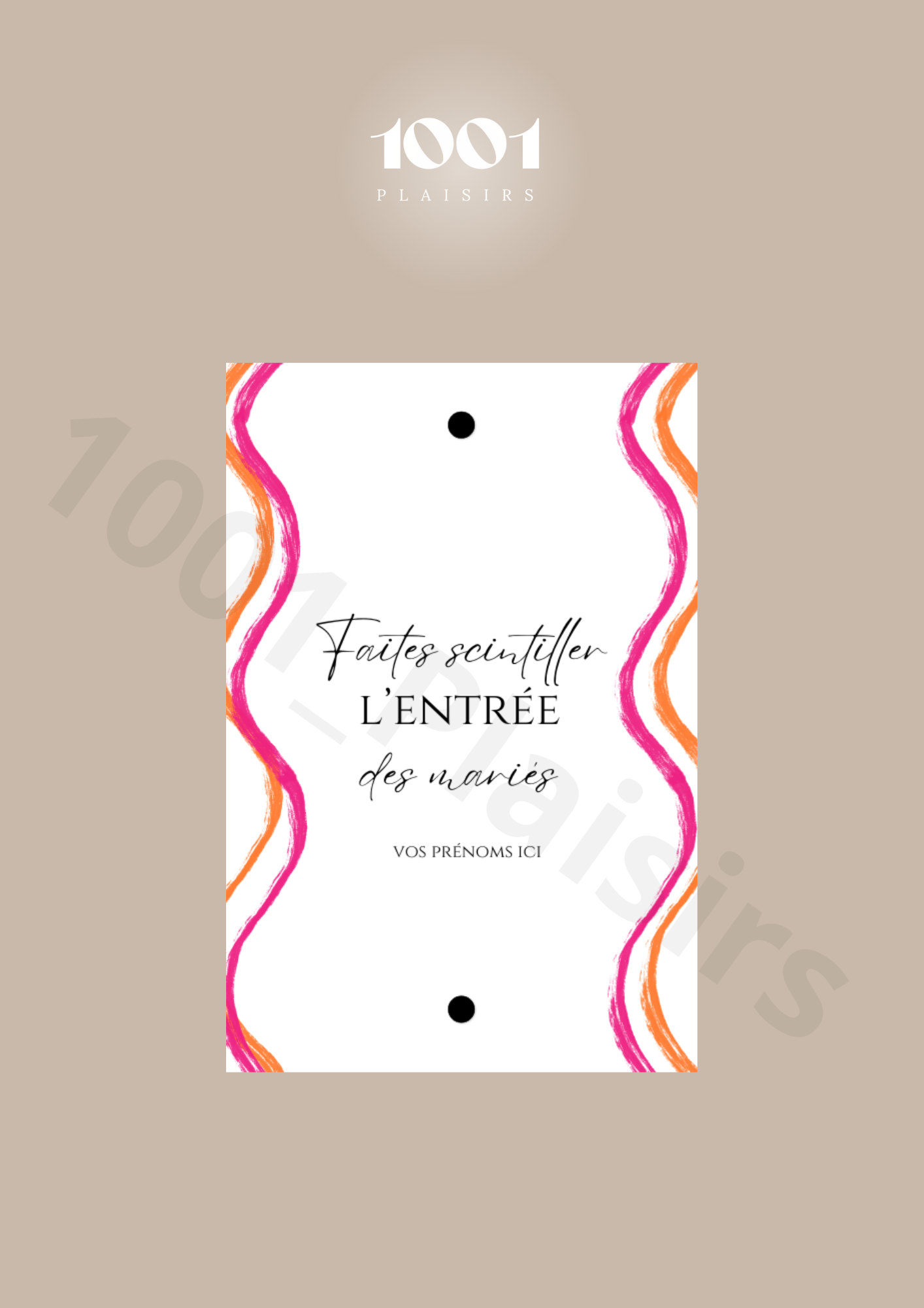 Étiquettes cierges magiques (Lot de 20)