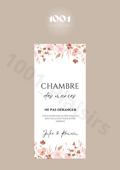 Cintre de porte mariés