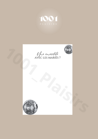 Cartes anecdotes (Lot de 4)