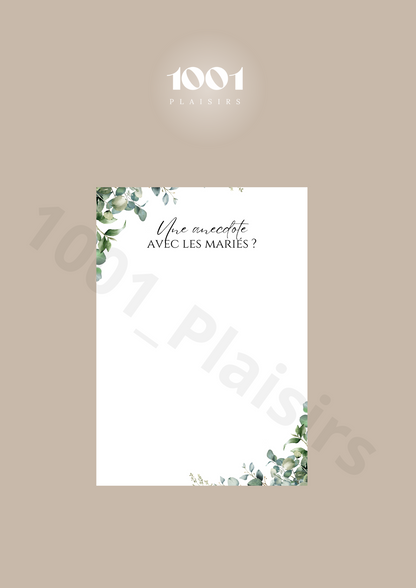 Cartes anecdotes (Lot de 4)