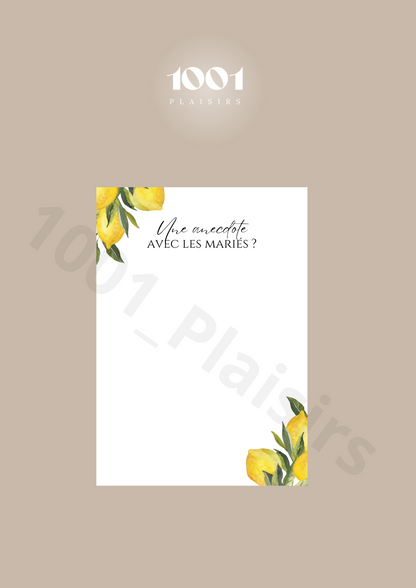 Cartes anecdotes (Lot de 4)