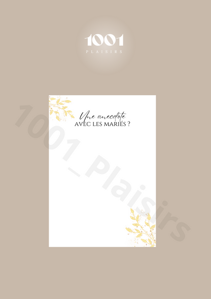 Cartes anecdotes (Lot de 4)