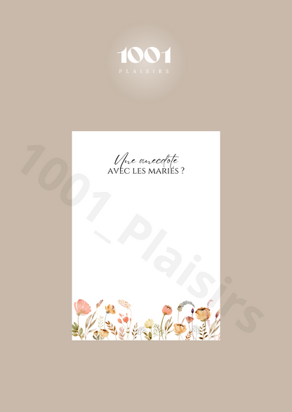 Cartes anecdotes (Lot de 4)