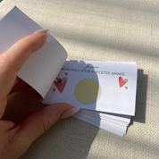 Carnet "mots d'amour"