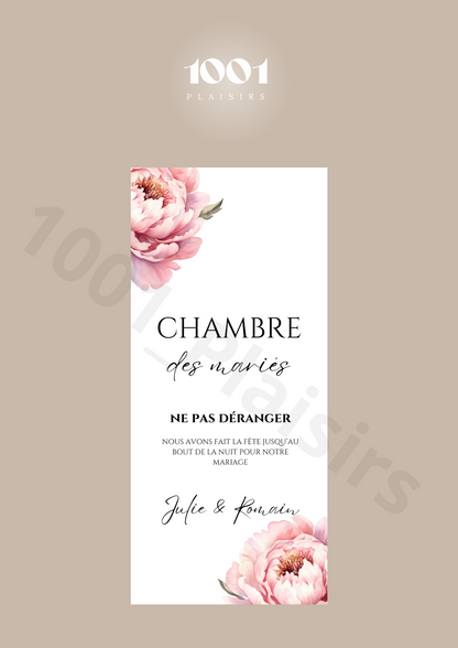 Cintre de porte mariés